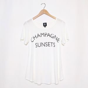 bobeau "champagne sunsets" graphic tee